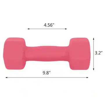 dumbbell neo forza pink 1kg.webp