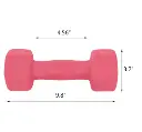 dumbbell neo forza pink 1kg.webp