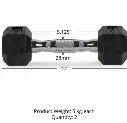 dumbbell metis 5kg rubber.webp