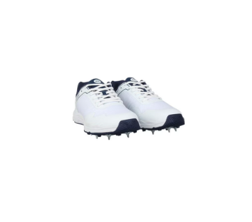 Cricket Spike Shoe Slazenger White|Navy US7