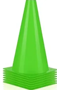 vector 9 inch cone green.webp