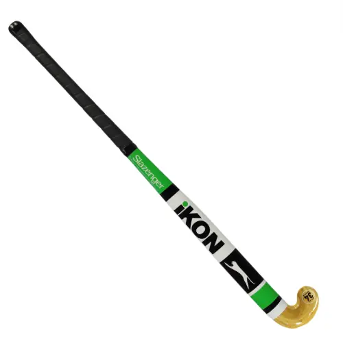34 Inch Slazenger Ikon Hockey Stick White, Green, Black.webp