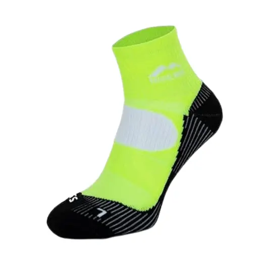 More Miles Socks FLu Green,WHt.webp
