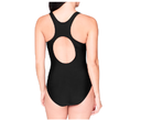 8475 Slazenger Racerback Ladies One Piece Swimsuit 14 (L) Black
