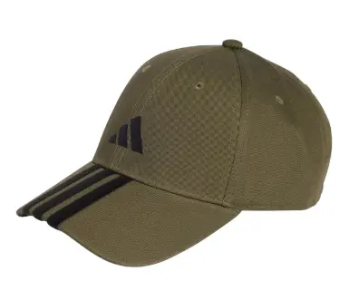 Cap Adidas Baseball 3 Stripes green black.webp