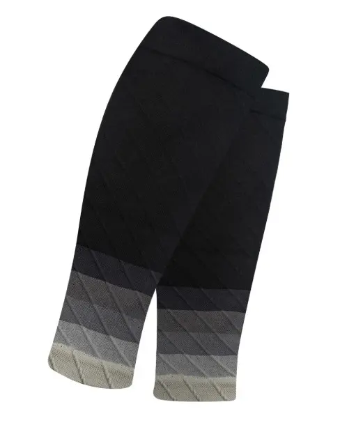 compression calf sleeve black grey.webp