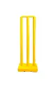 Cricket Elders Plastic Stumps Yellow.webp