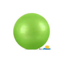 exercise ball with pump green.webp