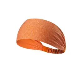 athletic hair band orange.webp