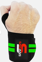 Sawans Wrist Wraps Black|Green