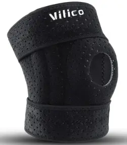 Knee brace black vilico.webp