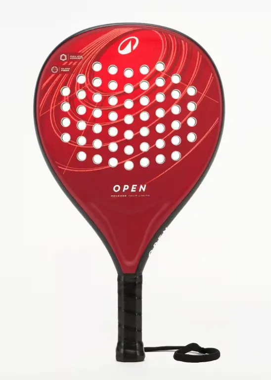 padel tennis racket kuikma red.webp