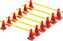 hurdle cones red 6 pieces.webp
