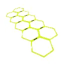 Hexagon Agility Rings Fluo Green.webp