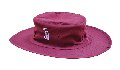 Kookaburra Cricket Sun Hat Large Maroon