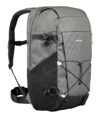 ACC20050 QUECHUA Hiking Backpack 30L Grey|Black