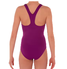 11535 Nabaiji Racerback Juniors One Piece Swimsuit Size 11-12 Purple