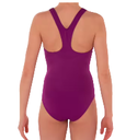 11535 Nabaiji Racerback Juniors One Piece Swimsuit Size 11-12 Purple