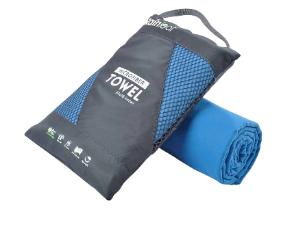 13349 Rainleaf Micro Fiber Towel, 24"x12" Blue