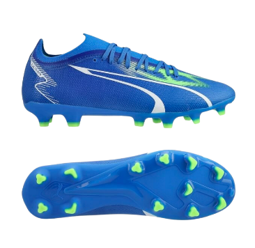 Puma Ultra Match.3 Senior FG Boot Blue|White US12
