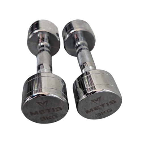 Dumbbell Metis Chrome 3kg|6.6lbs (Pair)