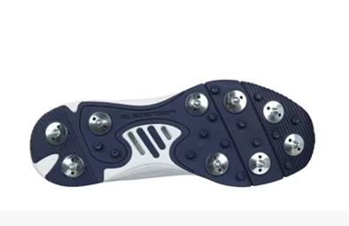 Cricket Spike Shoe Slazenger White|Navy US7