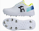 Cricket Spike Shoe Kookaburra 4000 White|Blue US10