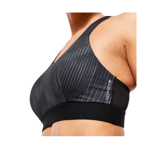 Sports Bra Medium Support Black|Grey Medium