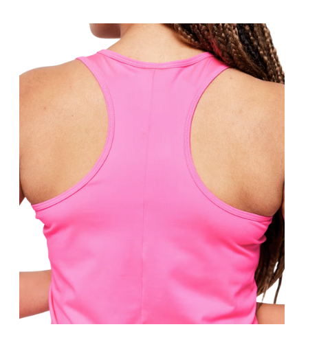 Racerback Ladies Workout Top Fluo Pink Small