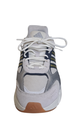 Court Shoe Adidas Cloud Foam White|Silver|Navy US 7.5