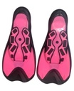 Swimming Fins Short For  Snorkeling  Scuba Diving-  Pink/Black