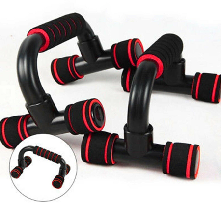 Push Up Bar Black|Red