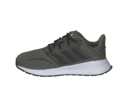 Adidas Runfalcon K Unisex Running Shoe Dark Green UK4|US4.5