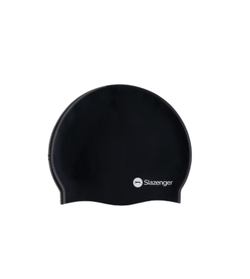 Swim Cap Silicone Slazenger Black Adult