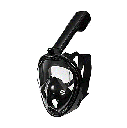 Full Mask Snorkel Set Black  L/XL 