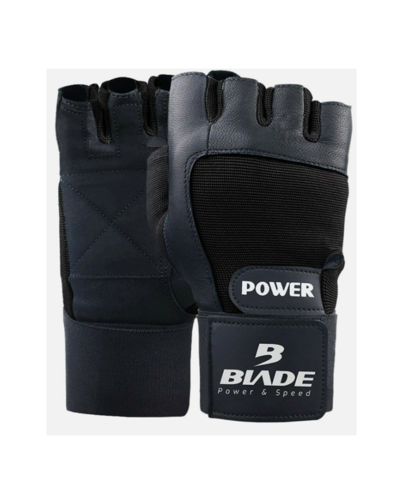 Workout Gloves Blade Leather Black Medium