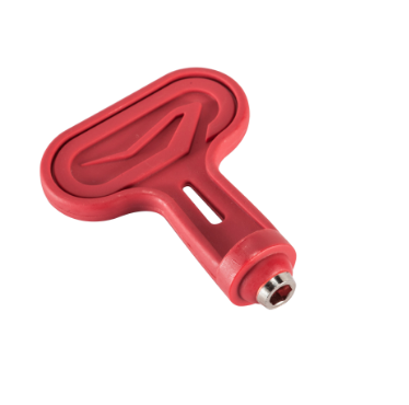 Hex-Shaped Spike Keys Red