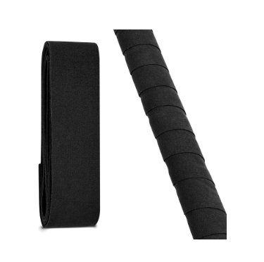 Hockey Stick Grip Non Adhesive Chamois Fabric Black  