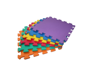 Plain Jigsaw Play Mat 12 Pieces 33cm x 33cm