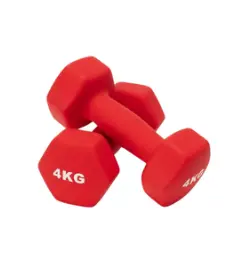 Dumbbells Forza Neoprene Hex 4kg|8.8lbs (Pair) 