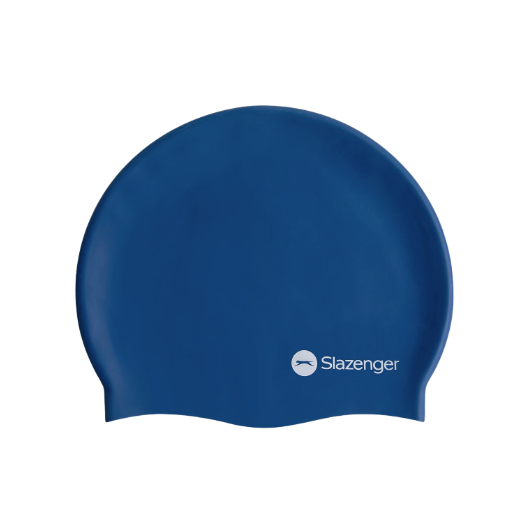 Swim Cap Slazenger Silicone Navy Adult