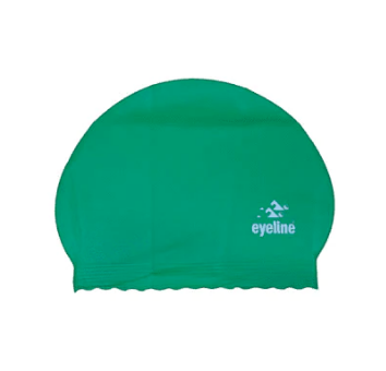  Swimming Cap Green Latex One Size