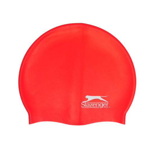 Swim Cap Slazenger Silicone Red Adult