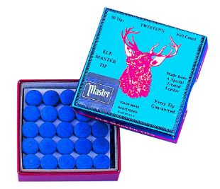 Pool Cue Tips Elkmaster 9mm 
