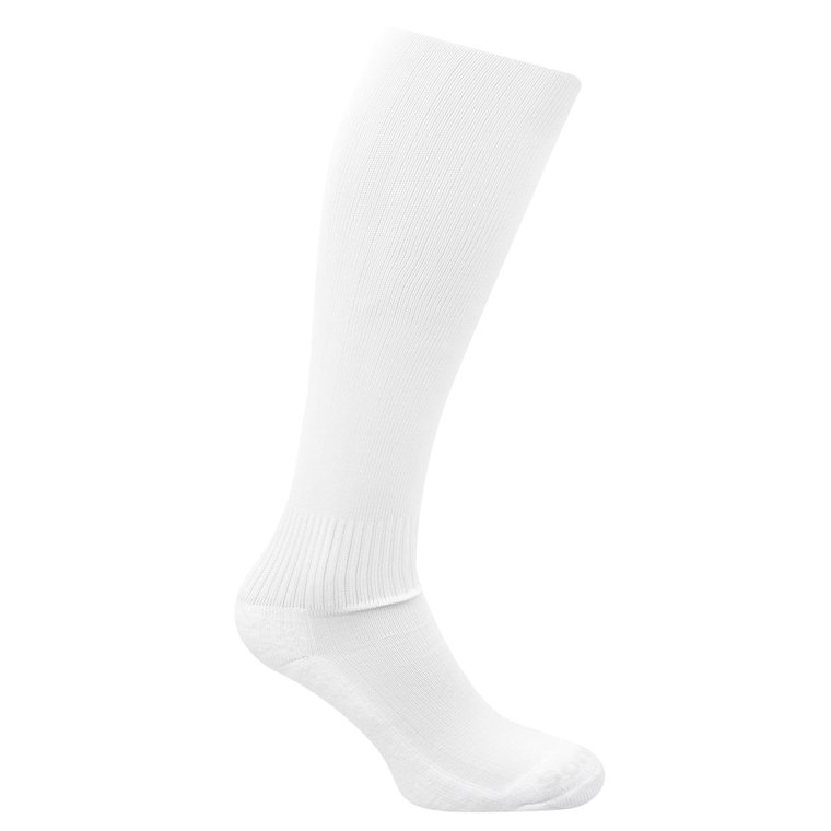 Football Socks White Junior 1- 6 C2A