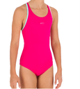  Swimsuit Racerback Juniors One Piece Size 11-12 Pink Nabaiji