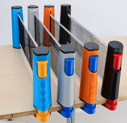 Retractable Table Tennis Net & Post Set Multi