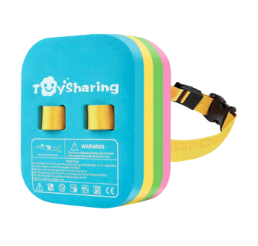 Toddler Back Float Safety Swim Trainer Blue/Green/Yelllow