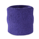 Cotton Sweat Wrist Band Purple 1pc