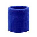 Cotton Sweat Wrist Band Blue 1pc